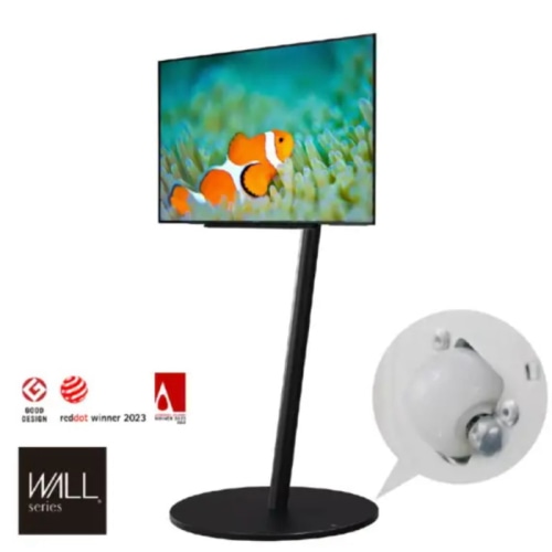 テレビスタンド WALL A2 WLTVL4119 サテンブラック ロータイプ キャスターベース 家中どこでも独立タイプ 24～55インチ対応 [取寄商品]