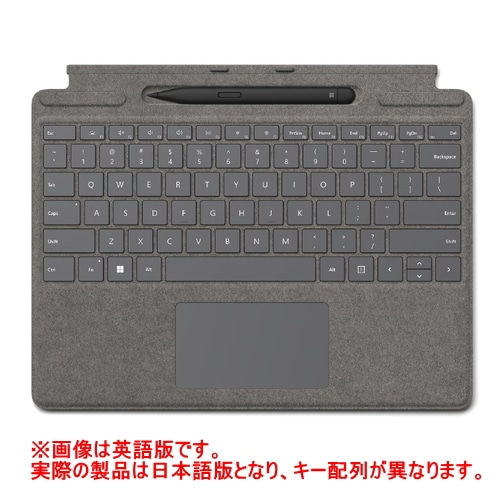Surface Pro Signature キーボード 日本語 8X6-00079 プラチナ (スリムペン2付き)