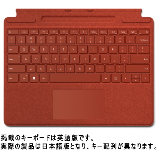 Surface Pro Signature キーボード 日本語 8XA-00039 ポピーレッド