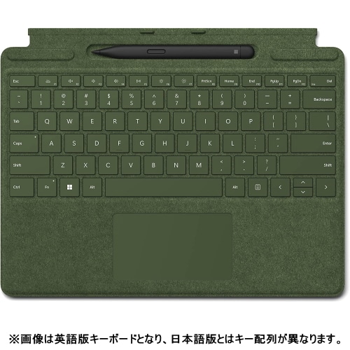 Surface Pro Signature キーボード 日本語 8X6-00139 フォレスト スリムペン2付き