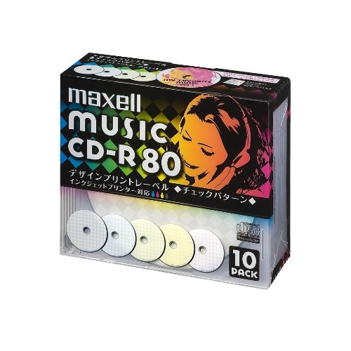 音楽用CD-R CDRA80PMIXS1P10S [10枚入り]