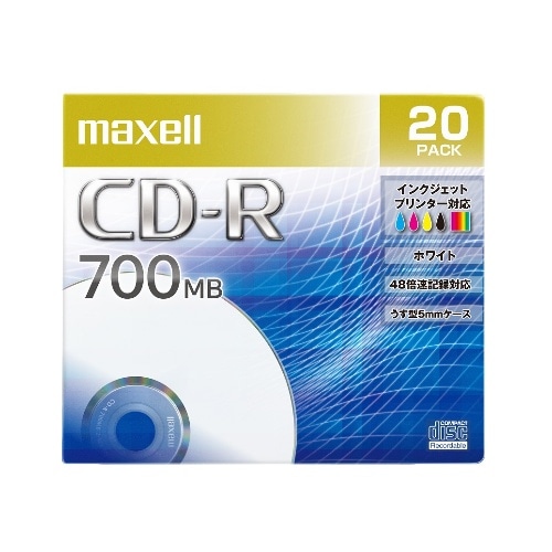 データ用CD-R CDR700SPNW20S [20枚入り]