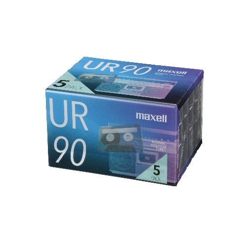 カセットテープ90分5巻 UR-90N5P [5巻]
