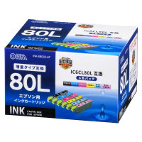 OHM 汎用インクEP INK-E80LB-6P
