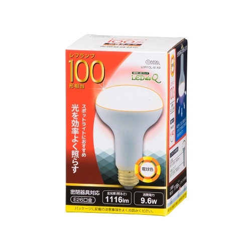 [取寄10]LED電球 レフ E26 10W L色 LDR10L-W A9 ホワイト [4971275607910]