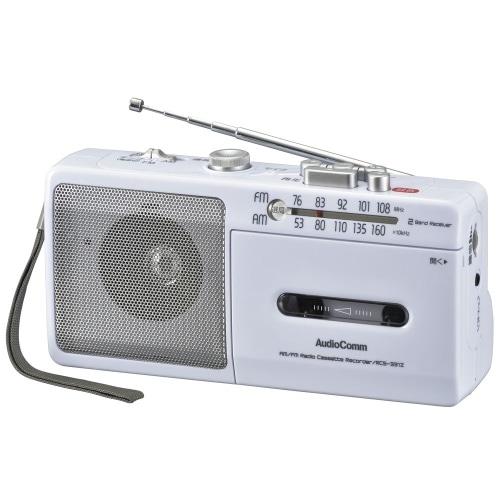 AMFMラジオカセットレコーダ331 RCS-331Z ホワイト