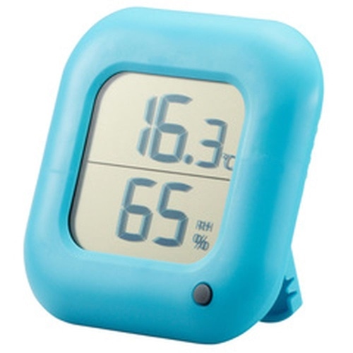 デジタル温湿度計 TEM-100-A ブルー