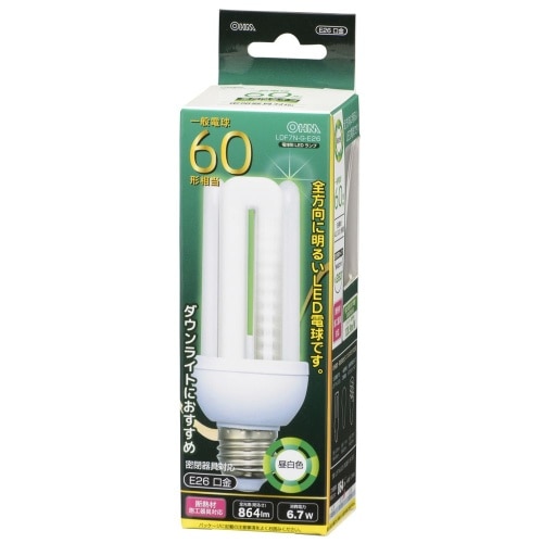 LED電球 D E26 7W 昼白色 LDF7N-G-E26 ホワイト
