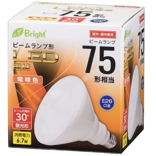 [取寄10]LED ビーム E26 7W 電球色 LDR7L-W20/75W ホワイト [4971275631212]
