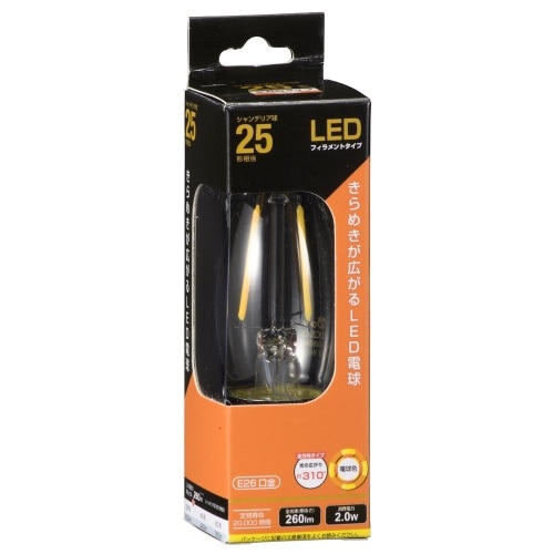 LED電球 C 2W LDC2L C6 クリア