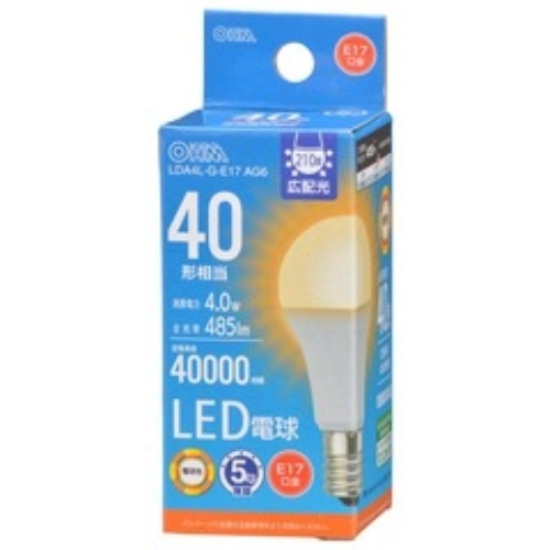 [取寄10]LED電球小形E17 LDA4L－G－E17 AG6 [1個][4971275655393]