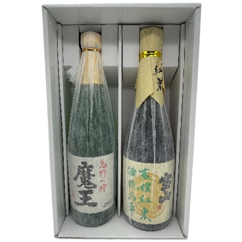 2本セット ( 魔王 芋焼酎 25度 720ml / 宝山 蒸撰 紅東 酒精乃雫 芋焼酎 25度 720ml )