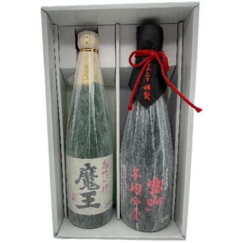 2本セット ( 魔王 芋焼酎 25度 720ml / 宝山 綾紫芋麹 全量 芋焼酎 28度 720ml )