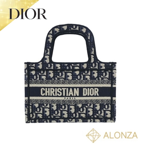 【Aランク】Dior(ディオール) ブックトート ディオール オブリーク ミニ S5475ZRIW-928U
