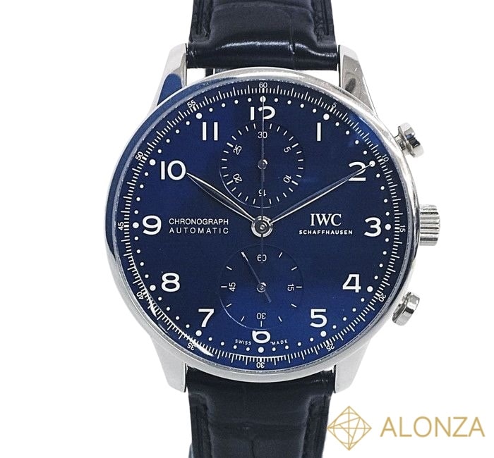 【ABランク】IWC(アイダブリューシー) IWC ポルトギーゼ クロノグラフ150イヤーズ 世界2000本限定 IW371601 メンズ腕時計