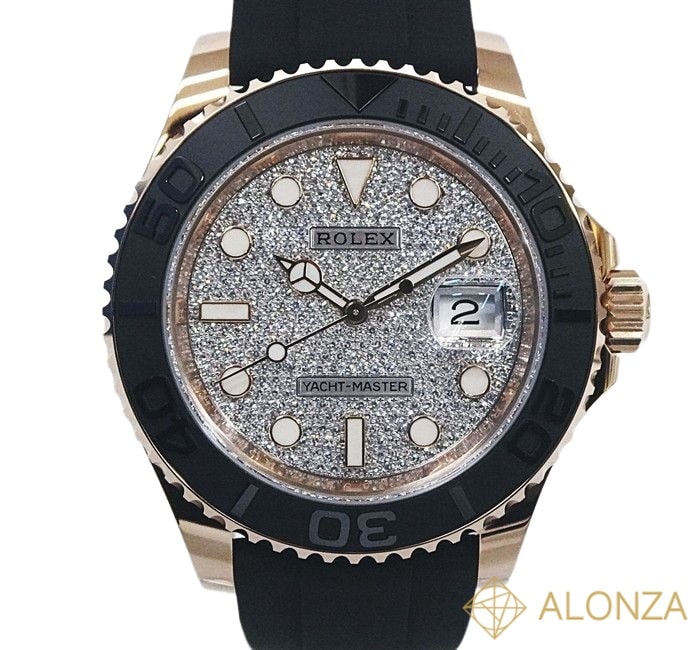 【Nランク】ROLEX(ロレックス) ヨットマスター40 126655 パヴェダイヤ文字盤 メンズ腕時計