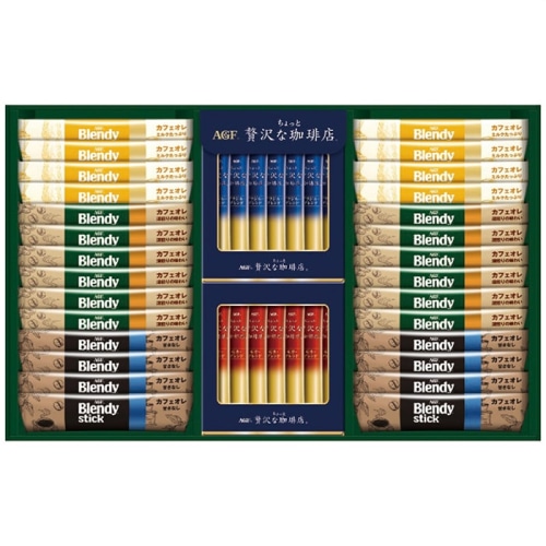 AGF スティック カフェオレ&ブラック アソート ギフト [直送商品](4210-075)