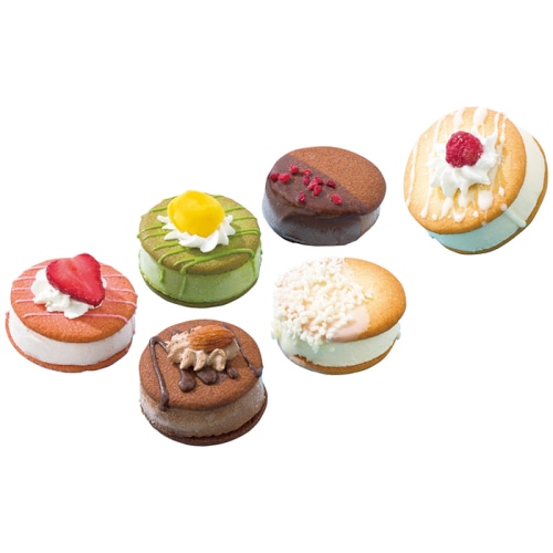 石田老舗 クレーム デ ラ クレーム プレミアム ラングドシャサンド アイス 8個 [冷凍][直送商品](4256-021)