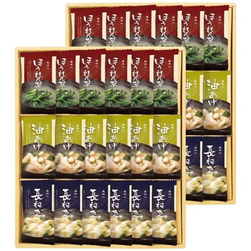 [直送商品]美味心 フリーズドライ味噌汁ギフト TK-DOS (1218-068)