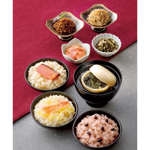 [直送商品]京･料亭 わらびの里 料亭一膳 炊き込みご飯詰合せ 里-30D (1264-039)