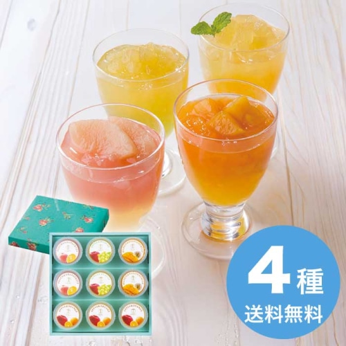 [直送10]お中元  銀座千疋屋 銀座フルーツジュレ (1615-010)