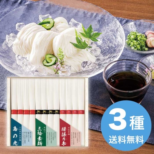 [直送10]お中元  三大産地素麺 SMA-20 (1683-063)