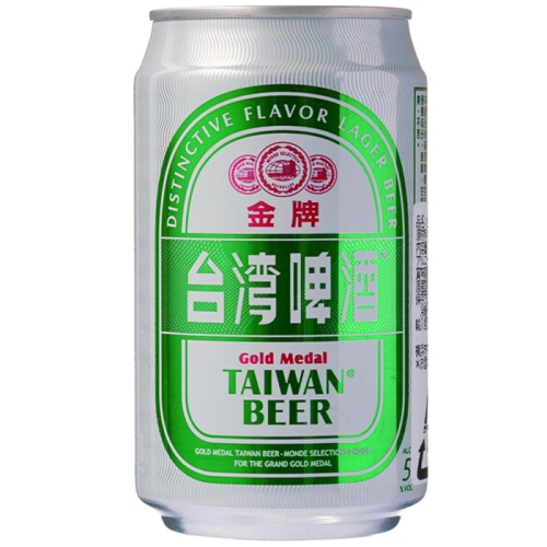 台湾金牌ビール 330ml 【台湾】