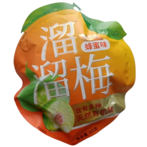 リューリューメイ 溜溜梅 蜂蜜味 青梅製品 はちみつ味 60g 【中国】