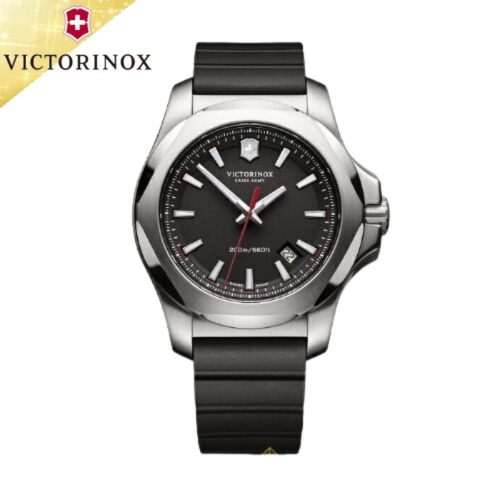 【新品】Victorinox(ビクトリノックス)  【正規品】 I.N.O.X Black Black rubber 241682.1 正規保証5年間