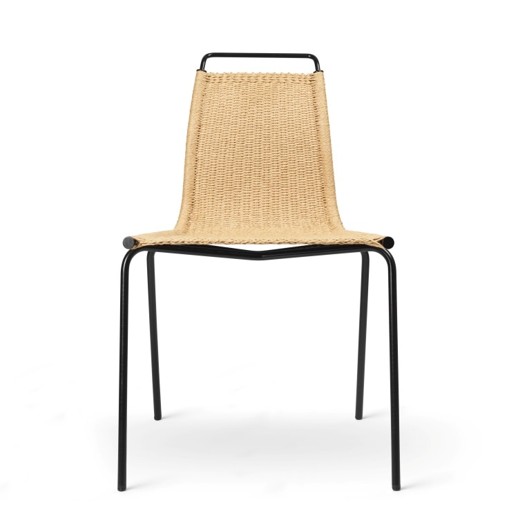 PK1 チェア(ブラックフレーム　ナチュラルペーパーコード)