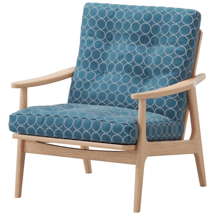 マルニ60プラス ワイドハイバック 1シーター両肘(オーク)