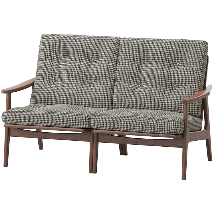 マルニ60プラス ワイドハイバック 2シーター　(ウォールナット)