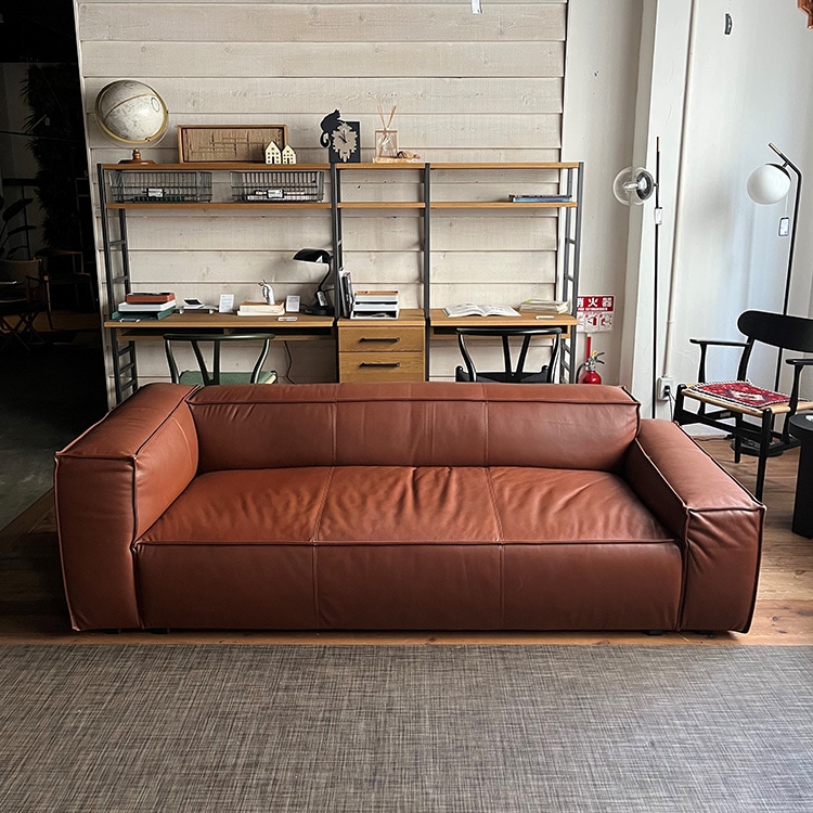 マニ ソファ【OUTLET】(3P（座って右ハイアーム / 左ローアーム))