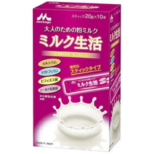 ミルク生活 スティック20g×10本森永 大人のための粉ミルク: ウェルネス
