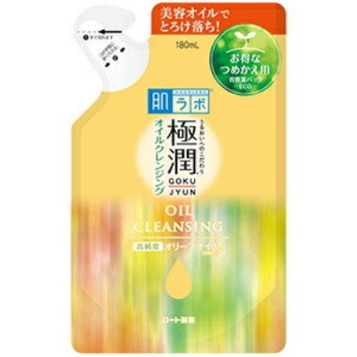 肌ラボ 極潤オイルクレンジング つめかえ用(180mL)3個
