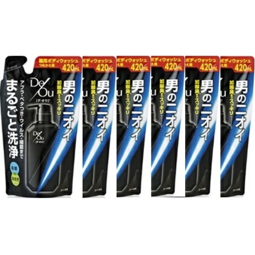 デオウ 薬用クレンジングウォッシュつめかえ用 420ml 6個薬用全身洗浄