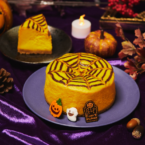 ハロウィンかぼちゃのチーズケーキ